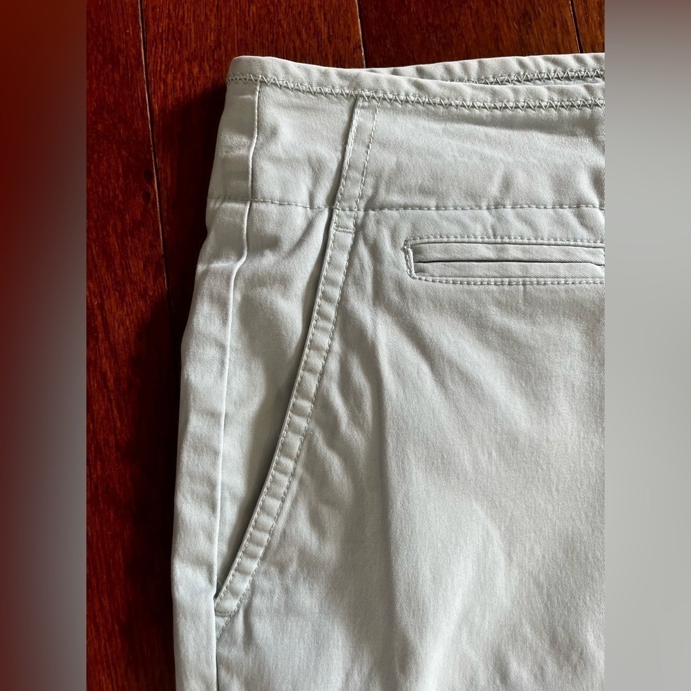 TALBOTS pale mint green signature slim crop pants - Picture 6 of 9